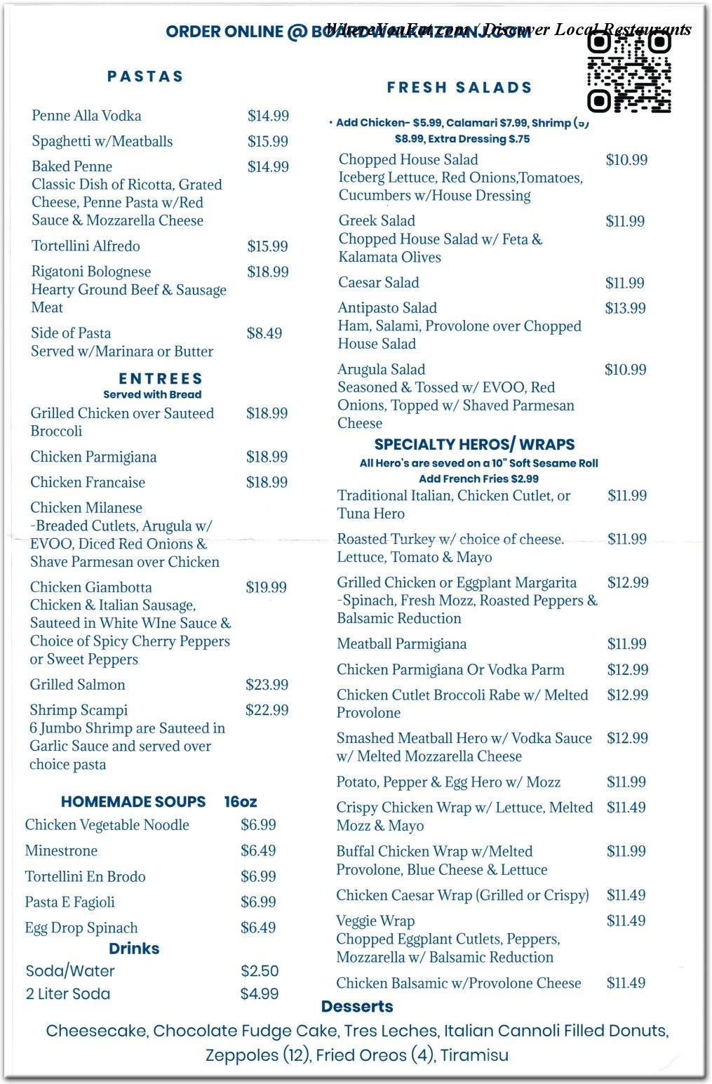 Our Foods